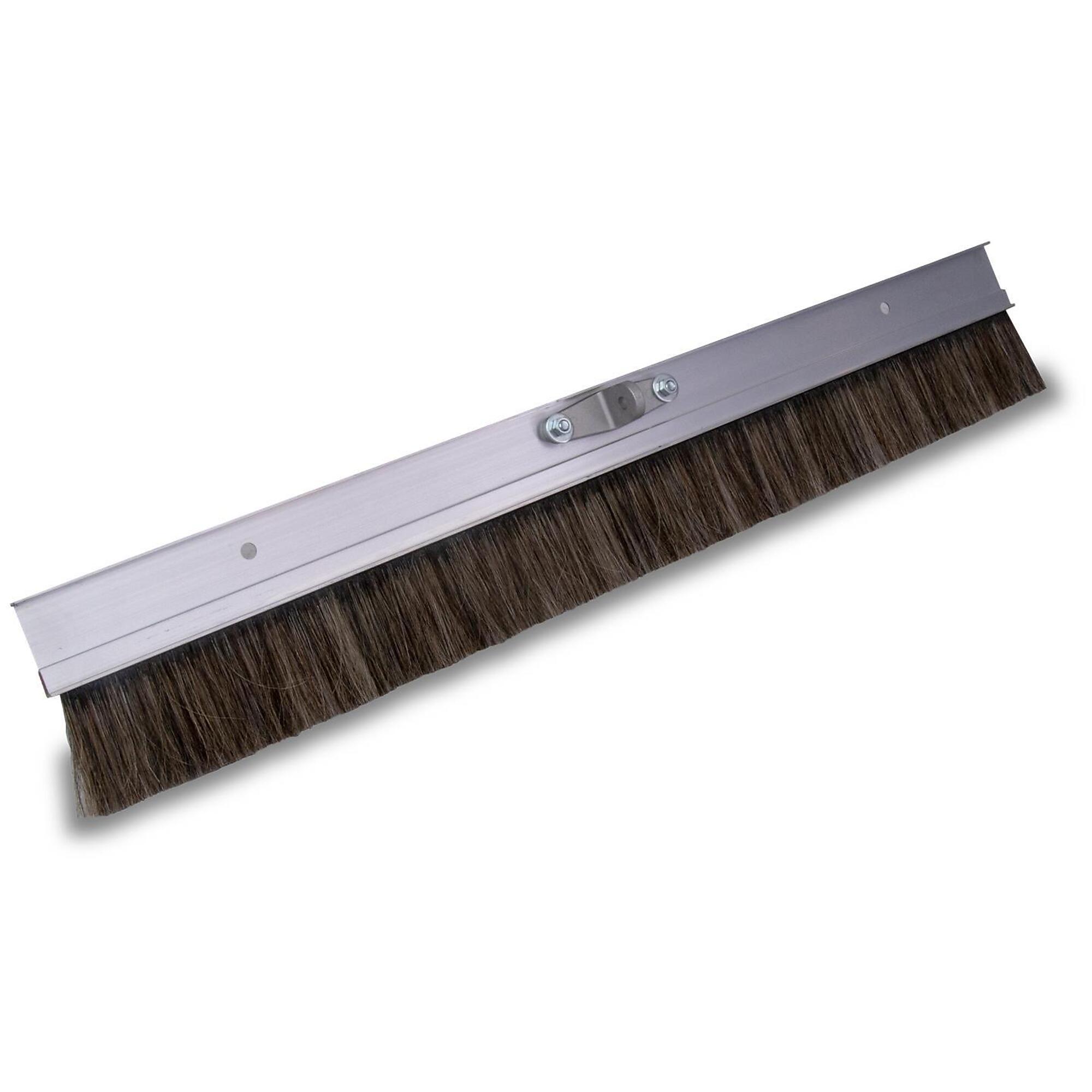 Marshalltown Aluminum Backed Concrete Broom - 48in., Horsehair, Model# 428HH